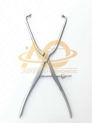 #ad Pelvic Reduction Forceps 16quot; Straight Long 1x1 Ball Tip Orthopedic Instruments $79.99