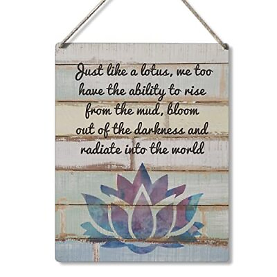 #ad Inspirational Gift Signs Just Like a Lotus We Too Have the Ability to Rise $17.51