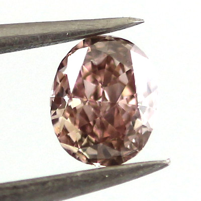 #ad Pink Diamomnd Natural Loose Fancy Brown Pink Diamond 0.52 Carats Oval Cut $1386.11