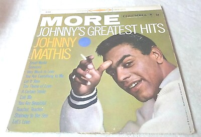 #ad 33 RPM LP Record Johnny Mathis More Johnny#x27;s Greatest Hits Columbia CL 1344 $10.10