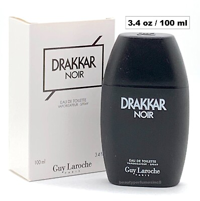 DRAKKAR NOIR by Guy Laroche 3.4 3.3 oz Eau de Toilette Spray Perfume for Men $23.50