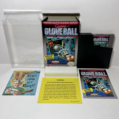 #ad Super Glove Ball NES Nintendo Complete In Box Mint Shape CIB W Manual Inserts $199.97