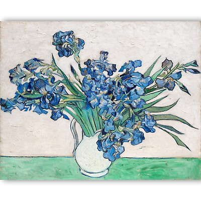 #ad Irises by Vincent van Gogh Giclée Canvas Print 1890 ; Multi Size $135.00
