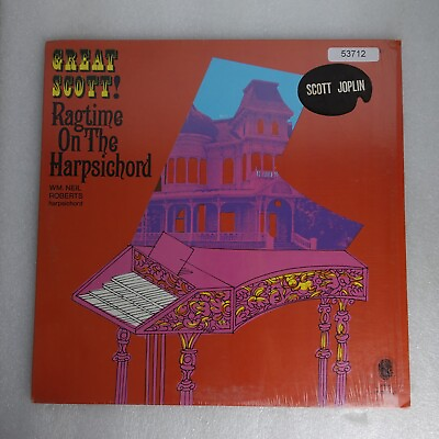 #ad Scott Joplin Great Scott Ragtime On The Harpsichord w Shrink LP Vinyl Record A $9.77