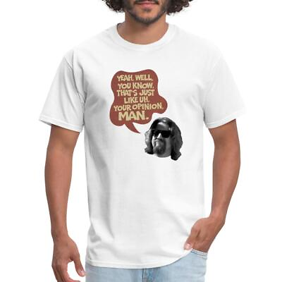 #ad The Big Lebowski Quote Your Opinion Man Dude Men#x27;s T Shirt $19.99