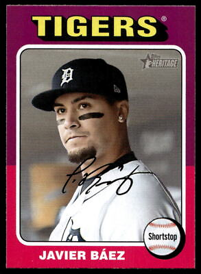 #ad Javier Báez 2024 Topps Heritage 408 Detroit Tigers Baseball Card $0.99