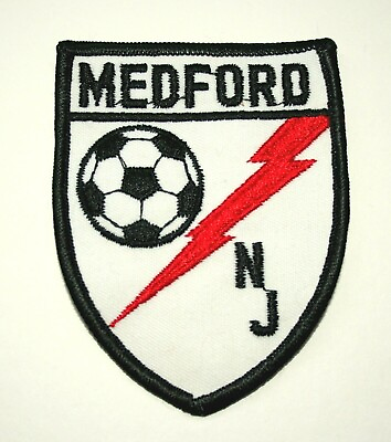 #ad Vintage Medford New Jersey NJ Soccer Club Team Cloth Patch New 1990s $9.99