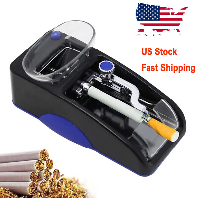 #ad Cigarette Machine Automatic Electric Rolling Roller Tobacco Injector Maker US $14.39