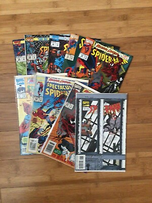 #ad Marvel SPIDER MAN Comics various books from various editions Excellent Condition $25.00