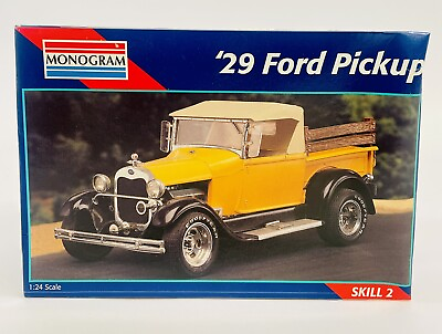 #ad Monogram #x27;29 Ford Pickup 1:24 Plastic Model Kit 7555 New Open Box $24.95