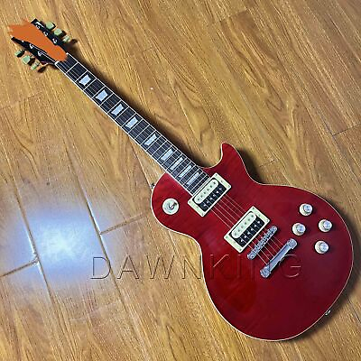 #ad standard LP red Electric Guitar honey solid 6 tring 22 fret Mahogany solid $268.00