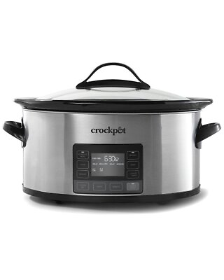 #ad Crock Pot 6Qt Programmable Slow Cooker amp; Food Warmer $34.99