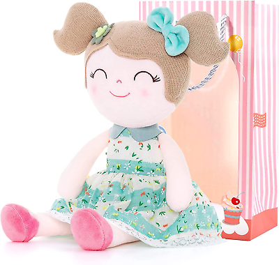 #ad Baby Girl Gifts Soft First Baby Doll Plush Dolls Green 16quot; with Gift Box $40.71