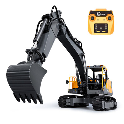 #ad RC Excavator Toys Remote Control Vehicles Tractor Toys Drill Grab Truck for Kids $339.29