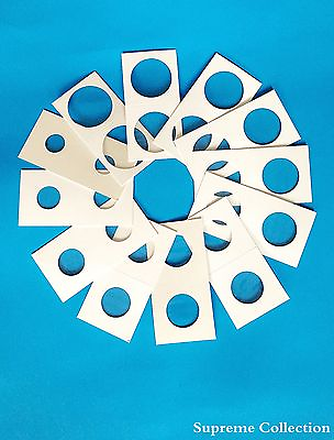 #ad 100 Assorted Coin Holders 2X2 Cardboard Mylar Flips You Pick Size New 12 Sizes $7.26