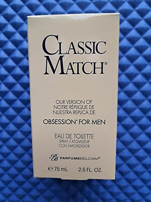 #ad Classic Match Obsession for Men Eau De Toilette 2.5oz 75ml $19.76