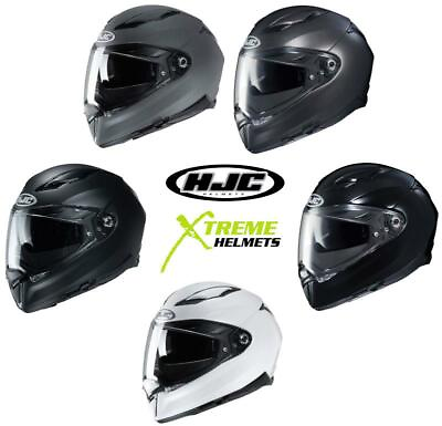 #ad HJC F70 Helmet Solid Full Face Inner Sun Shield Glasses Pinlock Ready DOT XS 2XL $175.96
