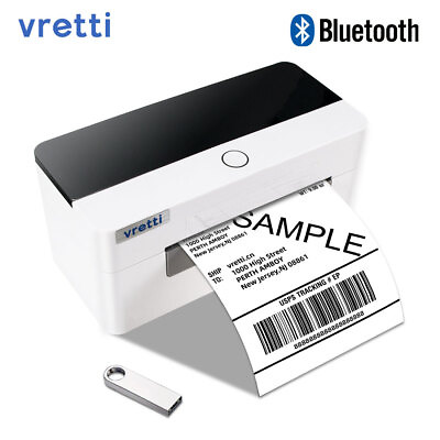#ad VRETTI Bluetooth 4x6 Thermal Shipping Label Printer For POSHMARK ETSY EBAY $65.00