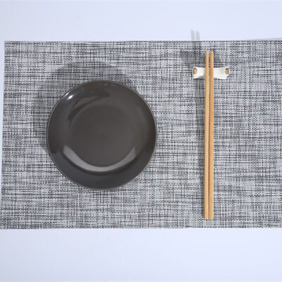 #ad PVC Washable Placemats Heatproof Meal Mat Kitchen Accessories Table Mat Washable $4.91