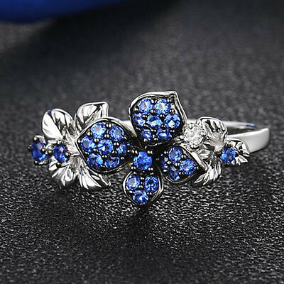 #ad Gorgeous Women Gift Cubic Zircon Engagement 925 Silver Filled Rings Sz 6 10 C $3.10