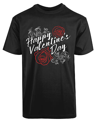 #ad Happy Valentine Day New Mens Shirt Love Roses Romantic Day Gifts Stylish Top Tee $17.95