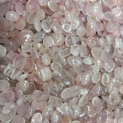 #ad 500cts Natural Rose Quartz Gemstone Cabochon Wholesale Pink Semi Precious Stone $16.99