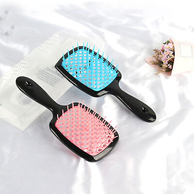 #ad Hollow Grid Dry Wet Use Scalp Massage Salon Hairstyle Tool Hairdressing Comb ao $7.50