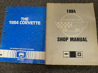 #ad 1984 Chevy Chevrolet Corvette Shop Service Repair Manual 5.7L V8 C4 Stingray $72.44