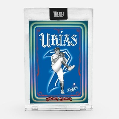 #ad Topps Project100 Card 88 Julio Urias by Mister Cartoon $40.00