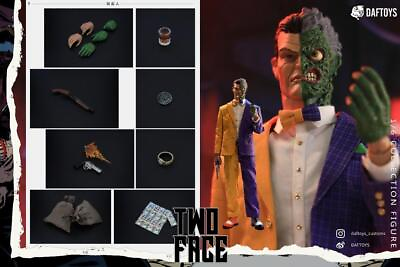 #ad Brand Daftoys F06 Two Face TWO face 1 6 Figure Hot Toys Medicom $289.81