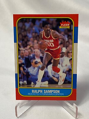 #ad 1986 87 Fleer #97 Ralph Sampson Houston Rockets $14.00
