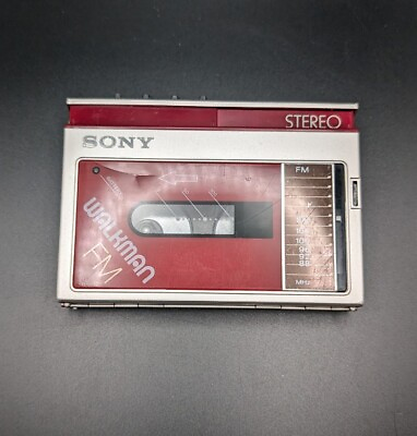#ad SONY WM F10 Walkman FM Radio Stereo Cassette Player New Belt *FOR PARTS * READ $100.00