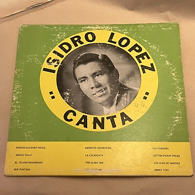 #ad Isidro Lopez Canta Vinyl Vinilo Record $49.99