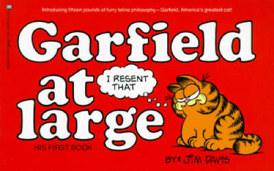 #ad Garfield at Large Paperback By Davis Jim GOOD $6.02