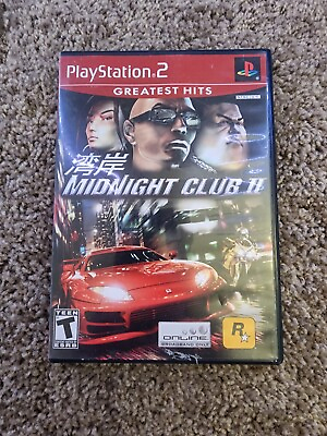 #ad Midnight Club 2 : Playstation 2 Red Greatest Hits . TESTED $15.00