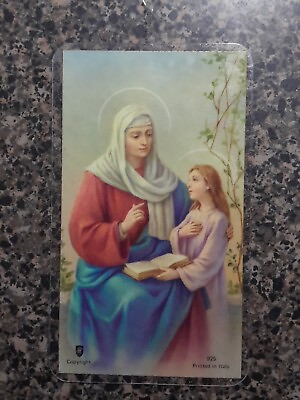 #ad Vintage Saint Ann Charles Franco Laminated Funeral Holy Card 1989 $7.00