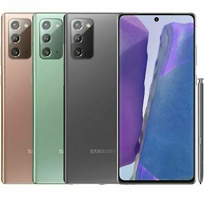 #ad #ad Samsung Galaxy Note 20 5G N981U 128GB Gray Green Bronze Factory Unlocked Good $199.00