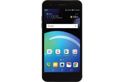 #ad LG® Phoenix 4 LM X210APM 16GB Black Android 7.12 5quot; Smartphone ATamp;T $69.00