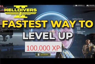 #ad Helldivers 2 100000 XP Leveling✅ NO LOGIN REQUIRED Direct to Account INSTANT $15.00