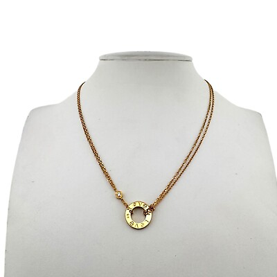 #ad Cartier 18K Love amp; 2 Diamond Necklace $2150.00