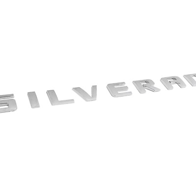 #ad 3D Fender Door Emblem For Silverado 1500 2500HD Letter Nameplate Side Tailgate $9.99