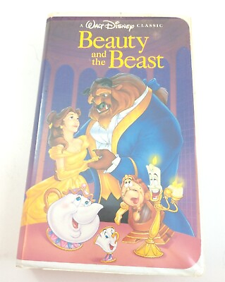 #ad Beauty and The Beast VHS 1992 Black Diamond Classic $9.99
