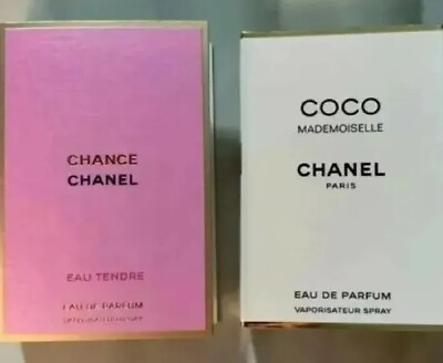 #ad #ad Lot 2 Chanel Coco Mademoiselle amp; 🌼Chanel Chance Eau Tendre Spray Vials 1.5ml ea $23.95