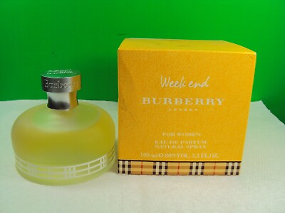 Burberry Weekend Perfume 100ml 3.3 oz. EDP SPRAY VINTAGE NEW IN BOX Y2 $63.99