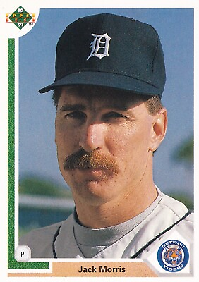 #ad 1991 Upper Deck #336 Jack Morris MLB Detroit Tigers Free Mystery Card $2.99