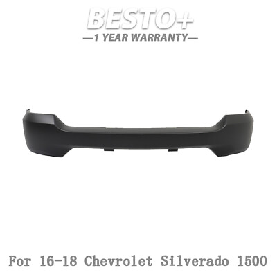 #ad New Black Metals Front Bumper Face Bar For 2016 2018 Chevrolet Silverado 1500 $252.48