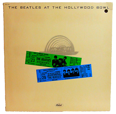 #ad Beatles At The Hollywood Bowl 1977 Capitol Rock Vinyl LP NM VG Free Ship $29.99