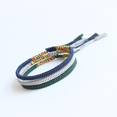 #ad Tibetan Buddhist Handmade Lucky Knots Bracelet Rope Tibet Bangle Cuff Totem Tale $14.95