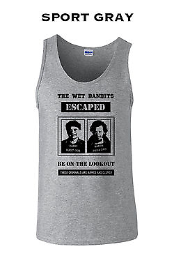 392 Wet bandits Tank Top cool funny christmas marv harry gift alone xmas robber $16.00