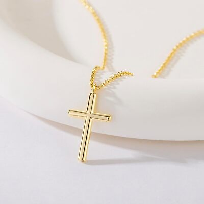 #ad #ad Cross Necklace for Women 14K Gold Cross Necklaces for Women Gold Cross Pendant $146.69